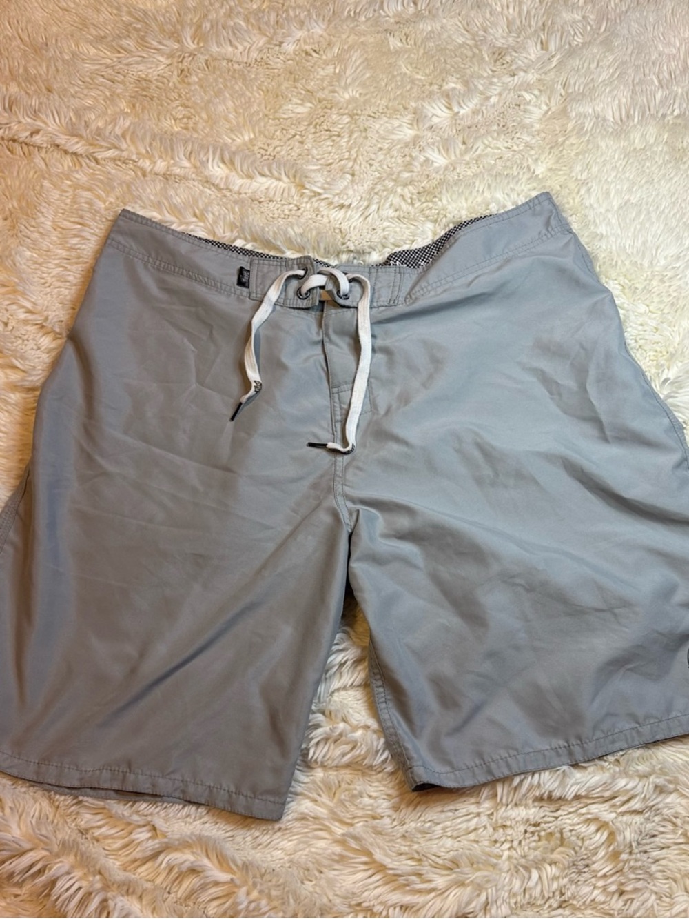 Lost Men's 38” Light Gray Board Shorts 10” inseam no liner